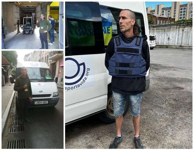 Gamaliel Suárez, en Ucrania/TA.